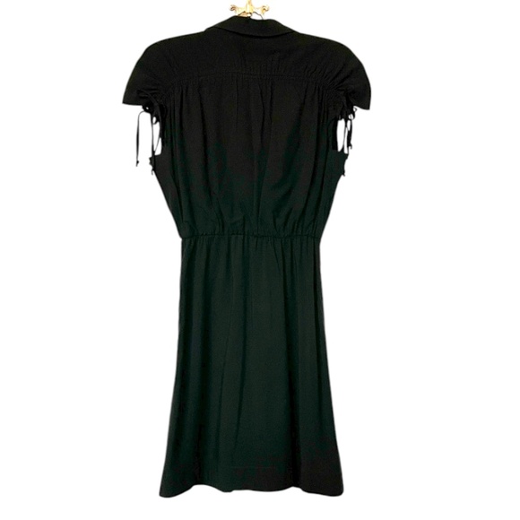 Maeve Black Carlotta Ruched Shirt Dress Size XS - Picture 5 of 11
